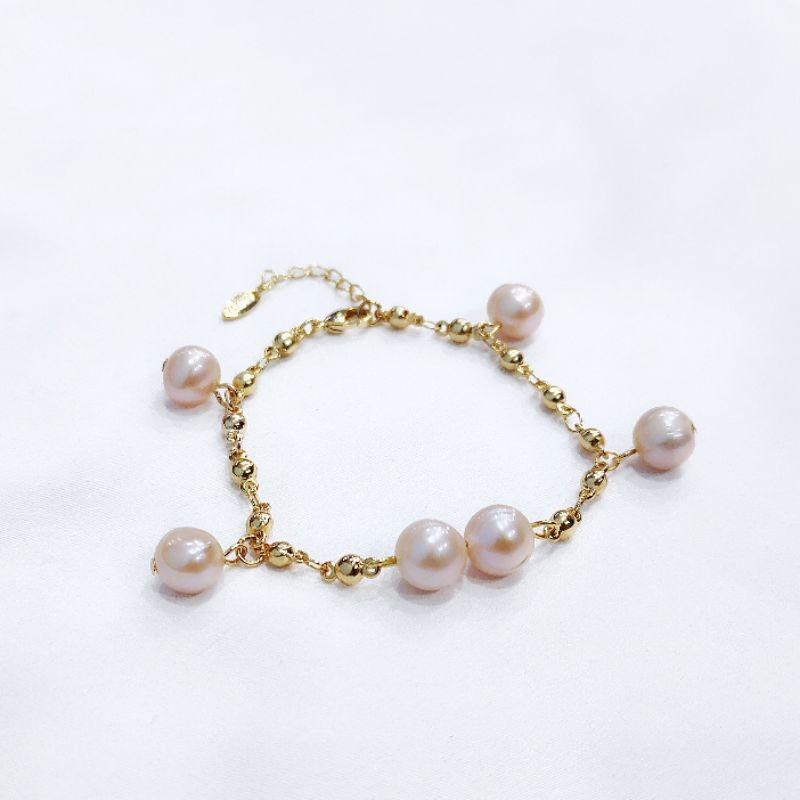 Gelang mutiara asli Gelang full mutiara Gelang mutiara lombok Gelang tangan Mutiara asli Perhiasan m