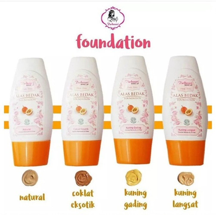 PURBASARI Alas Bedak Foundation Daily Series - 35ml ORIGINAL BPOM