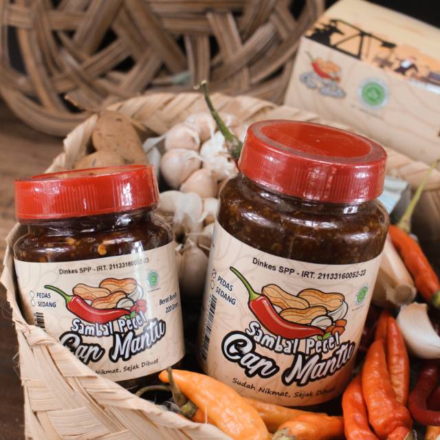 

Sambal Pecel Pedas 350gram