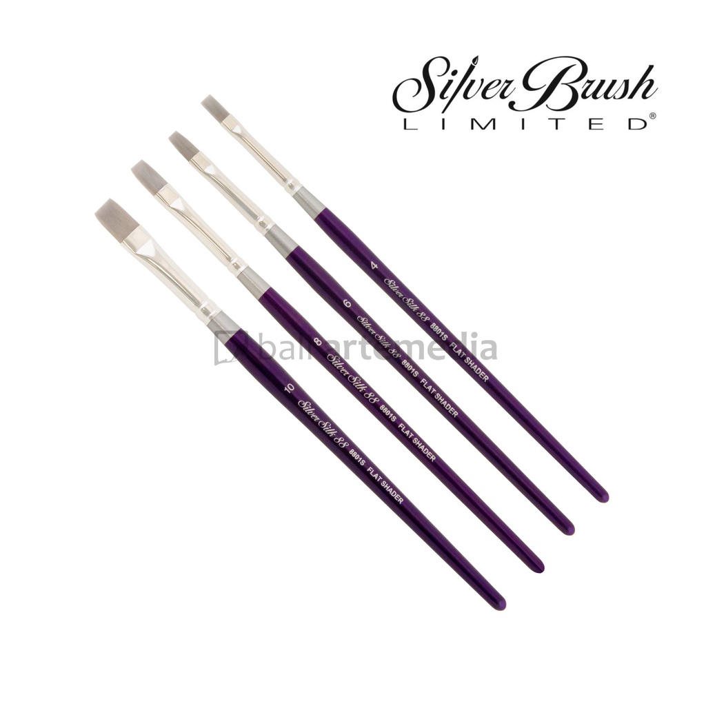 Silver Brush Silk 88 - Flat Shader 8801S