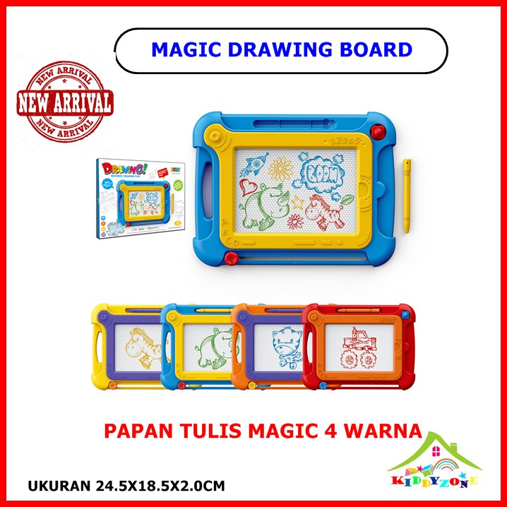 

PAPAN TULIS menggambar drawing board warna warni anak - MAGIC DRAWING BOARD