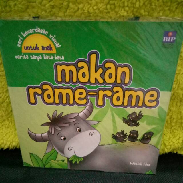 Seri kecerdasan visual untuk anak. Cerita tanpa kata-kata "makan rame-rame"