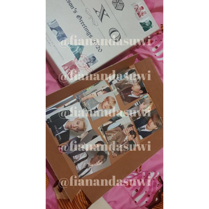 [Official] SG20 EXO Fortune Cards / Photocard - Season's Greetings 2020
