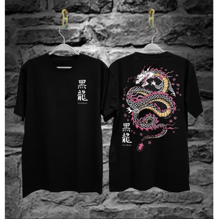 Kaos Samurai Dragon Jepang Terbaru//Kaos distro Jepang masa kini//kaos pria murah masa kini||Kaos na