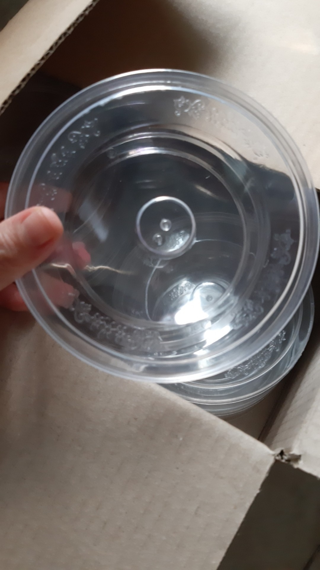 Toples Kue / Nastar Bulat / Toples Plastik Polos 4k (350 Gram) Bundar 1 Lusin (12pcs)