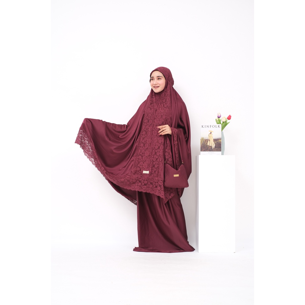 Mukena Premium Prayer Set by DewiGallery - Mecca Prayer Set