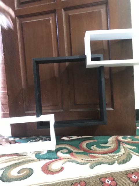 Rak Dinding Minimalis Rakdinding Kayu Kotak Perlengkapan Rumah Hiasan Dinding Kamar Melayang / Azida