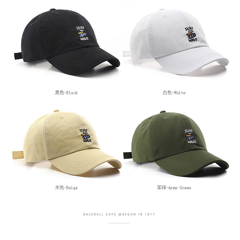 PROMO TERBARU TOPI DISTRO TERBARU CAP SURF WAFE Personalized Cotton Baseball Cap Fashion TOPI PRIA WANITA Sports Female Cap Couple's Hat