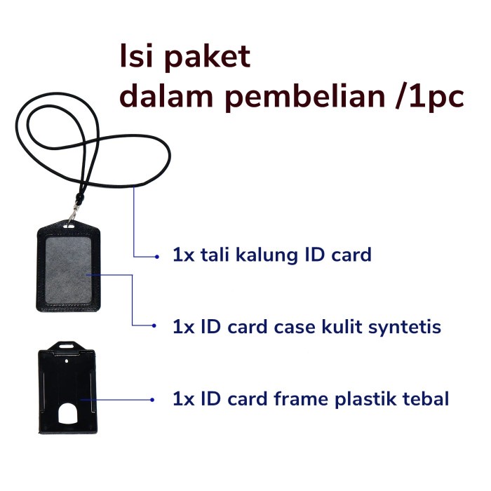 

Gilaa!!! Kalung Id Card Name Tag Holder - Motif Murah