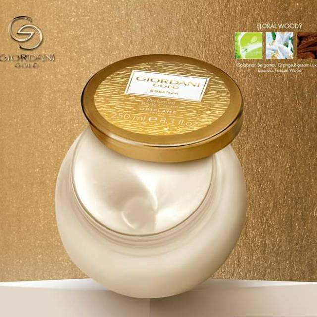 Preloved Body Cream Giordani Gold Oriflame