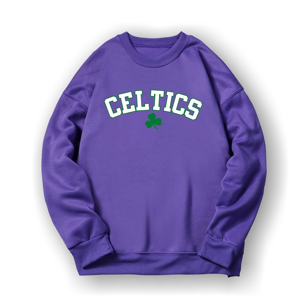 CELTICS Sweater Crewneck II CELTICS Basic Sweater II Sweatshirt Sz M - XL ( Pria &amp; Wanita / Anak &amp; Dewasa )