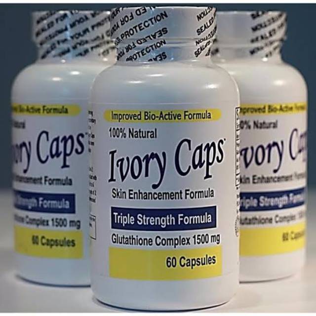 IVORY CAPS ASLI OBAT PEMUTIH BADAN / TUBUH SUPLEMEN HERBAL IVORY CAPS 100% ORIGINAL BPOM AMPUH