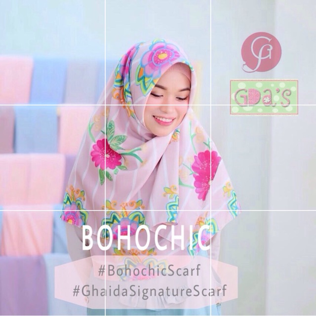Bohochic Scarf in Stripped Pink by Gdas by ghaida