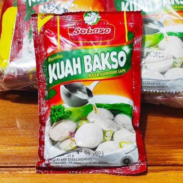 

SOBASO Bumbu Kuah Bakso | Rasa Sumsum Sapi 65 gr