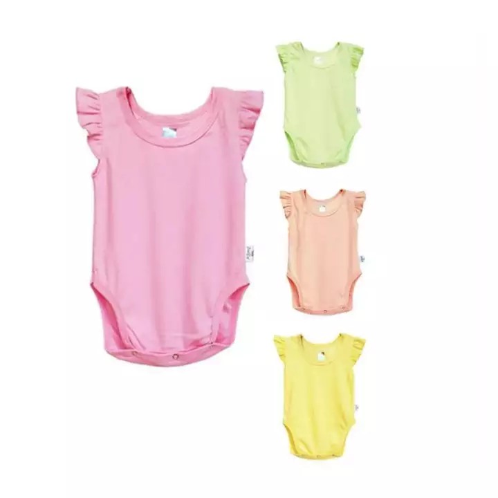 Baju Jumper Bayi Perempuan Kazel Ruffle