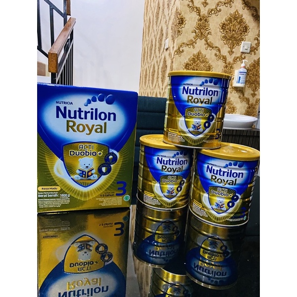 Susu Pertumbuhan NUTRILON ROYAL 3 rasa Madu 800 gr (paket 3 kaleng)