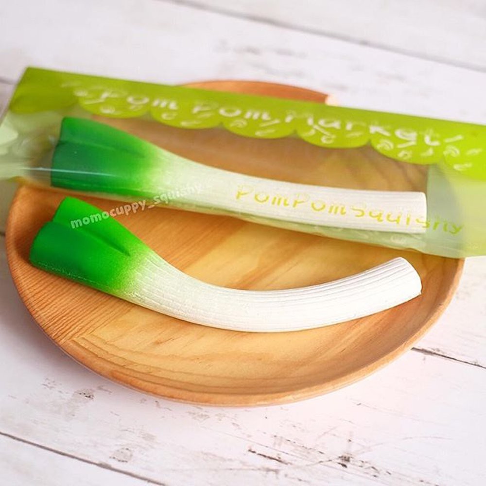 Welsh Onion Squishy by Pompom Market   Negi Jepang  Daun Bawang  Murah