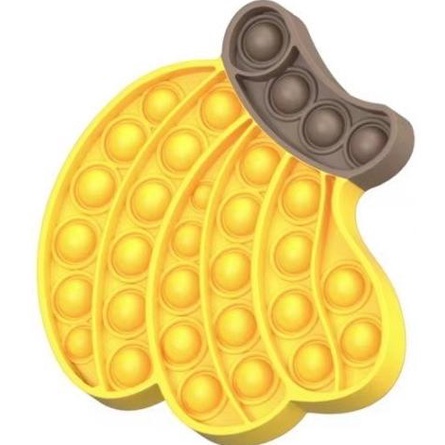 Ready stock] Pop It Fidget Toy Popit Bubble Mainan Anak Buah Pisang Banana Fruit