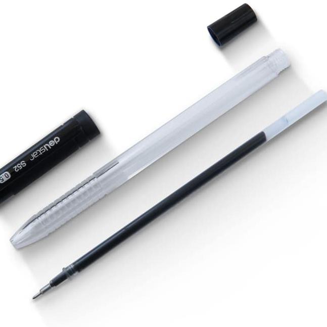 

☝ Deli 33205 pen 12 pcs plus 12 refils ➢
