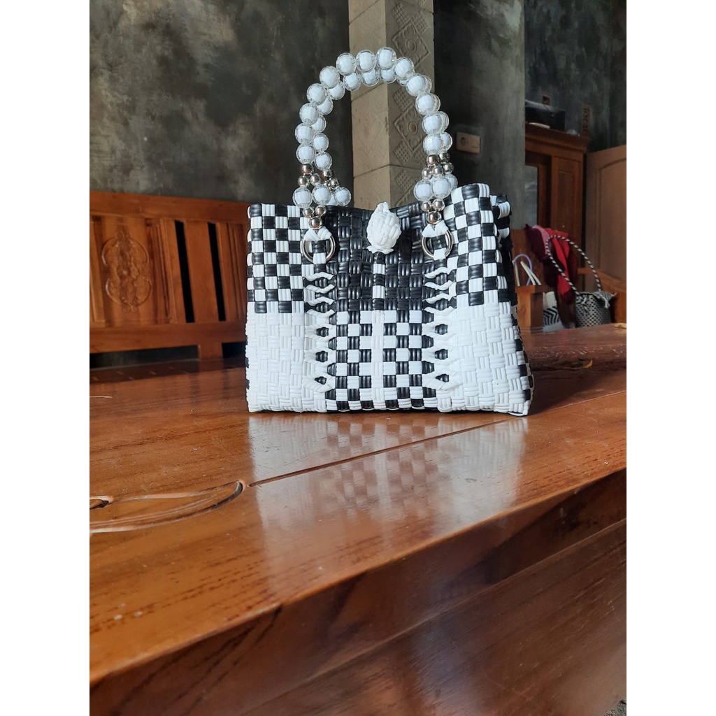 Tas Anyaman Jali-Jali Tali Monte~Bonacopia