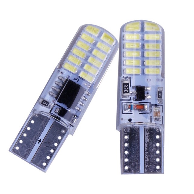 Lampu Senja T10 Lampu Kota Led T10 Flash 24 Smd 2 Pcs R199