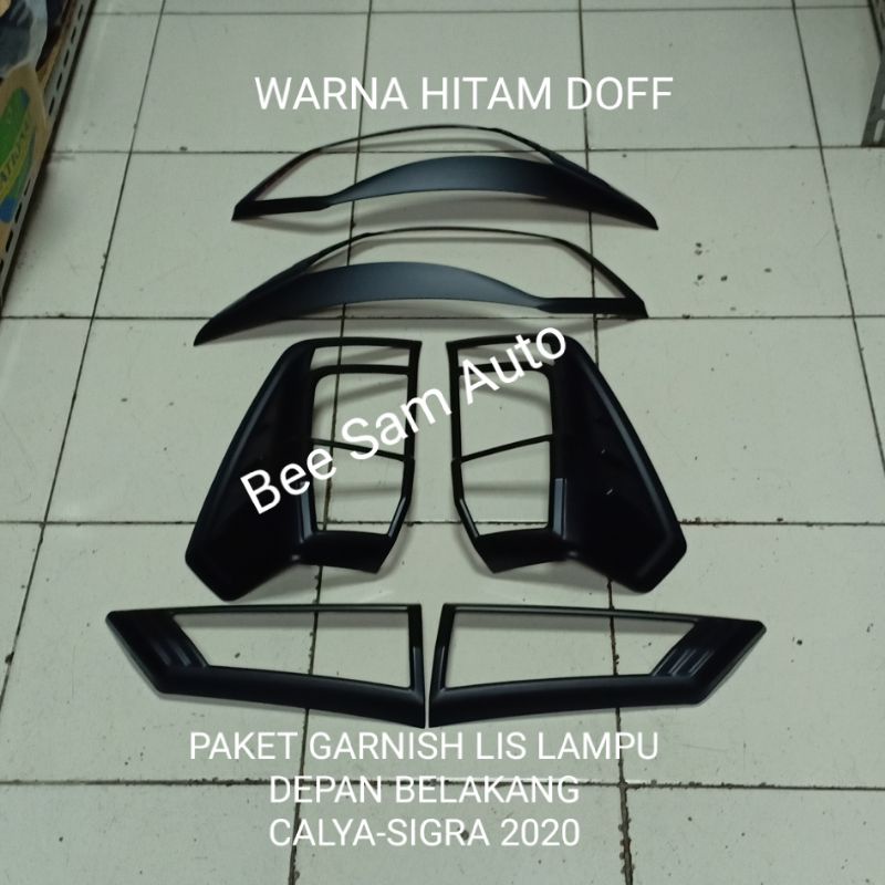 PAKET GARNISH BLACKTIVO D/B CALYA SIGRA 2020 FACELIFT