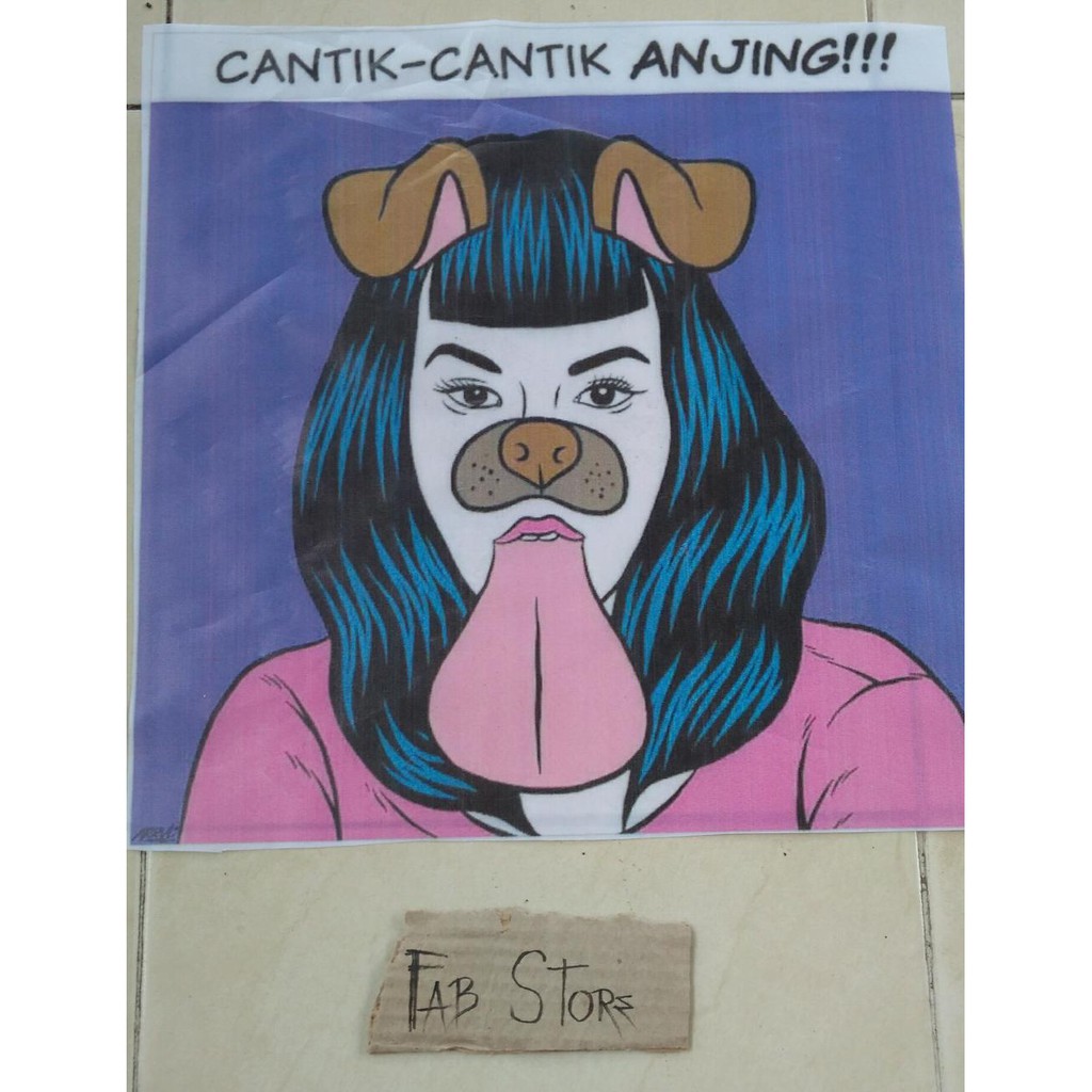 Jual Backpatch Patch Emblem Cantik Cantik Anjing Berkualitas