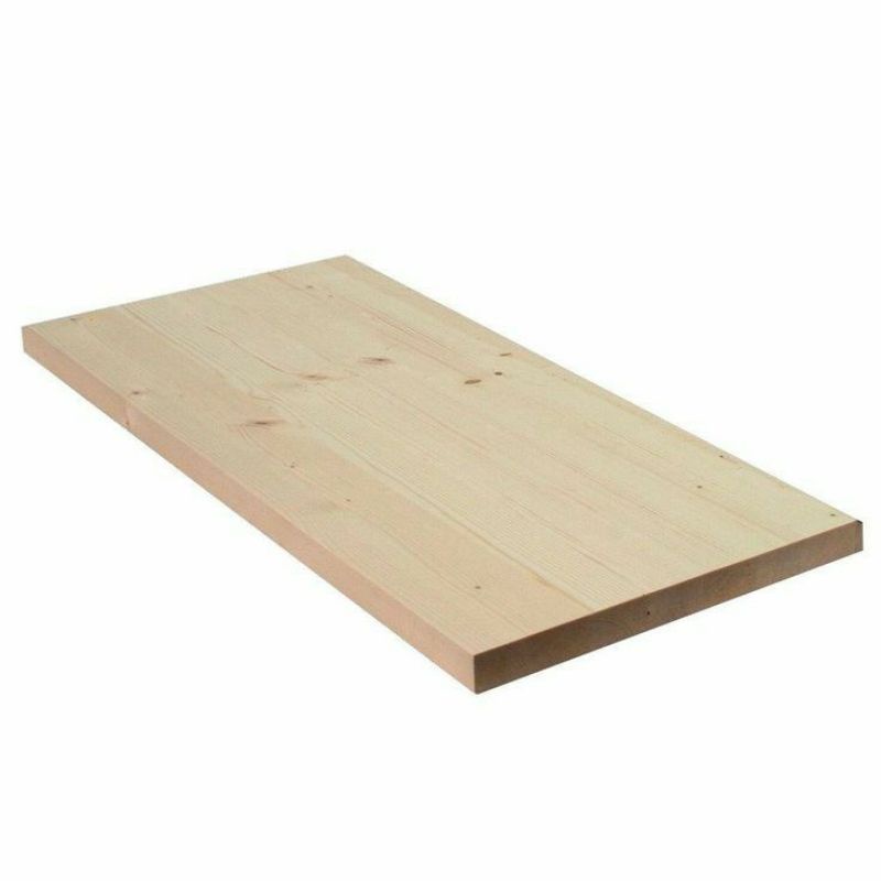 papan kayu 100 x 50 jati belanda meja lipat gantung rak dinding daun meja
