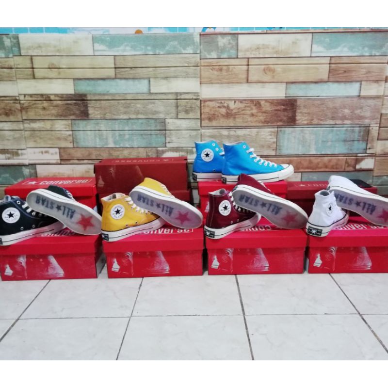 PROMO Converse 70s High Sol Transparan Bening Premium