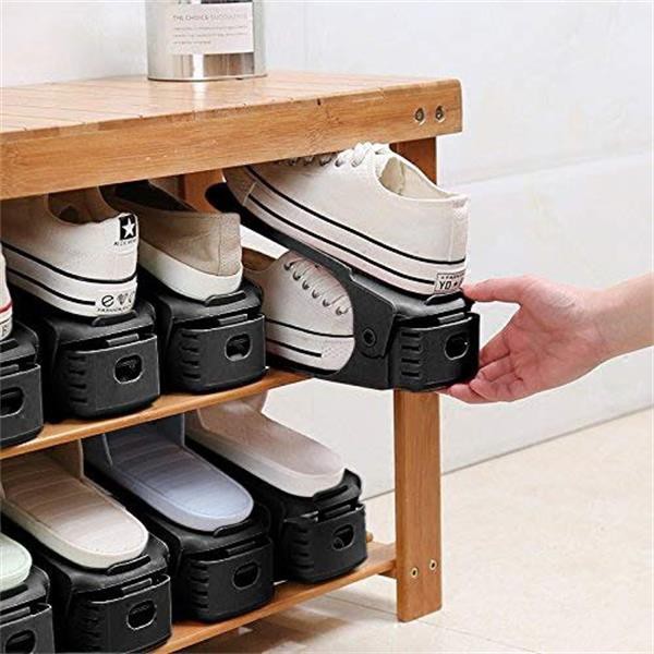 Adjustable Shoe Stand 3 Levels Adjustable Height Shoe Racks Shoe Organizer Spa Shopee Indonesia