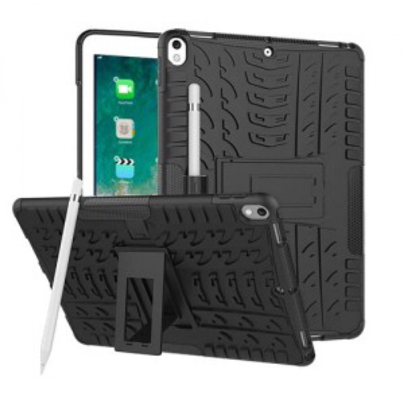 Car Tire Rugged Armor Shockproof Case Casing Cover Kick Stand iPad 9.7 Gen 5, 6