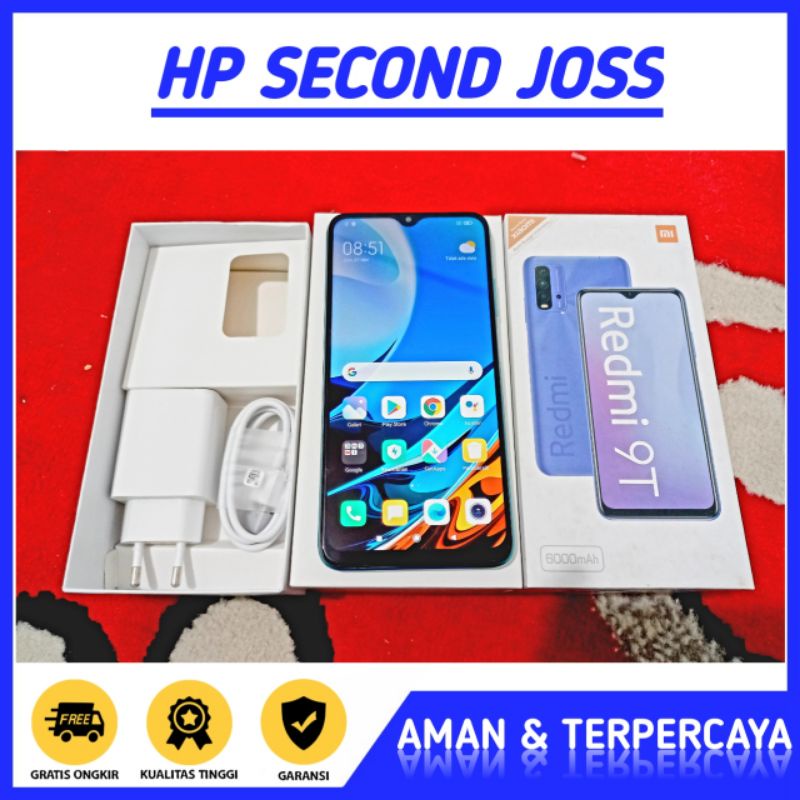 Redmi 9T Ram 6/128 GB Second Bergaransi
