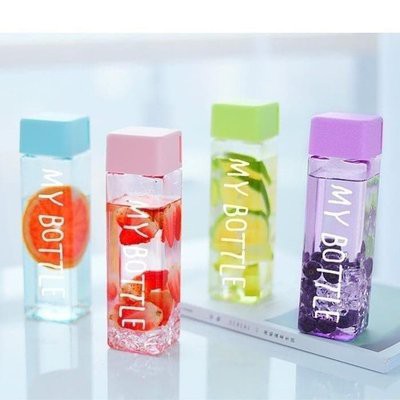 [COD] Botol Minum Soda BPA Free 500 ML / Botol warna trendy anti tumpah water bottle colorful