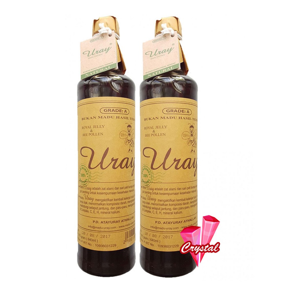 

2 Botol Madu Uray Grade A (875 GR)