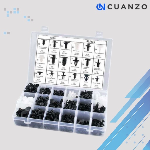 Baut Rivet Mobil Universal Snap Joint Clips 415 PCS / Baut Rivet Velg Mobil Avanza / List Velg Mobil
