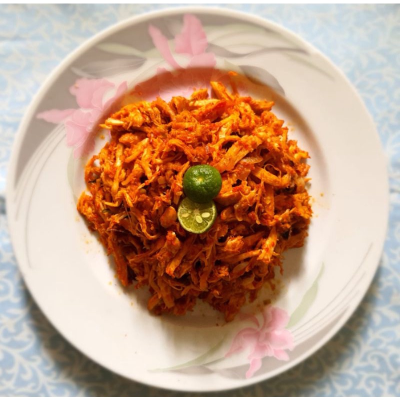 

Ayam suwir Bumbu Bali.