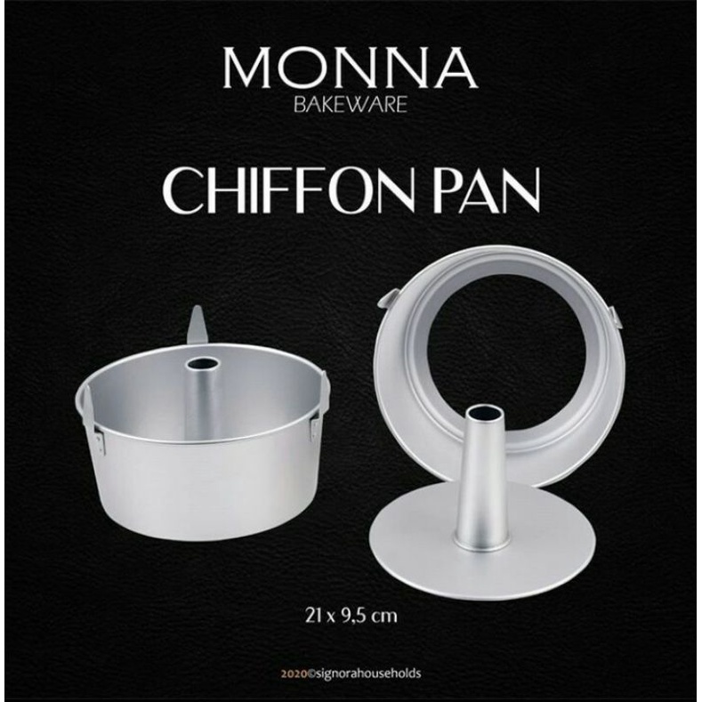 CHIFFON PAN 21cm MONNA BAKEWARE/LOYANG MONNA/LOYANG BULAT 21cm
