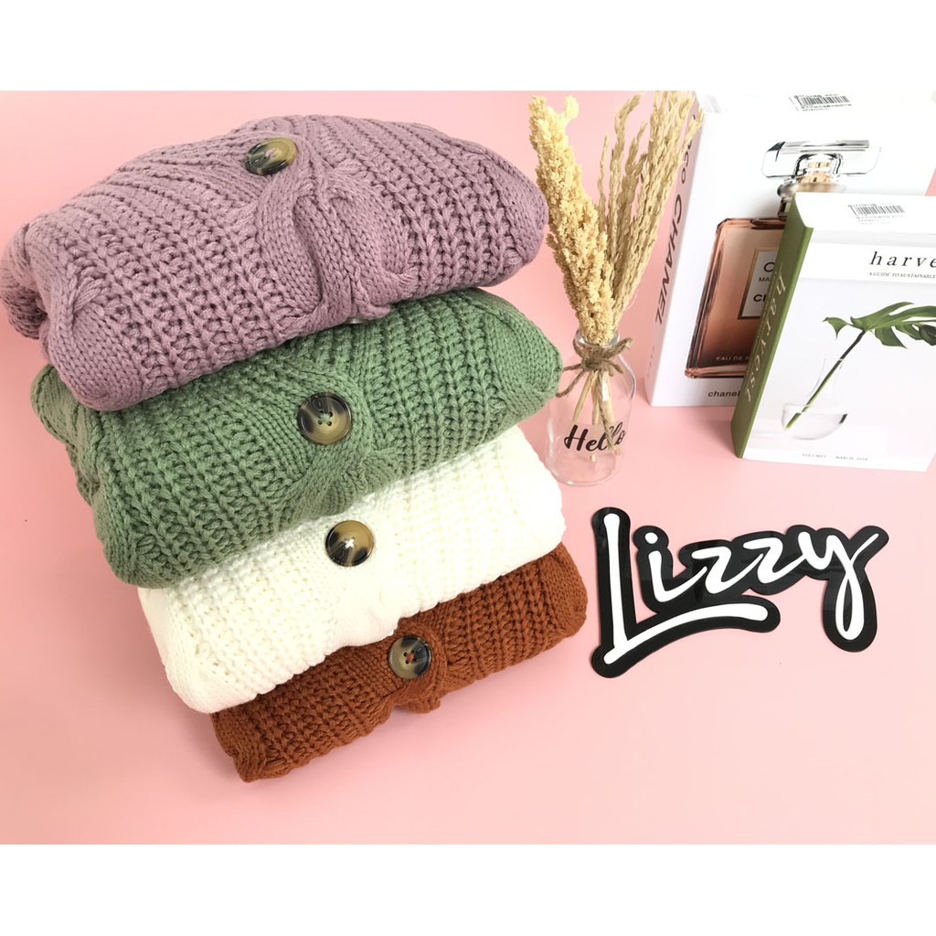 Lizzy - CARDIGAN CABLE ELENILA PREMIUM