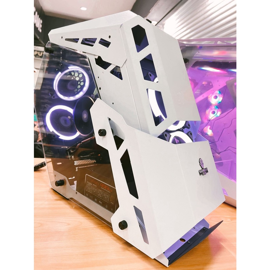 CASING PC GAMING KS001 BLACK PANTHER EDISI WHITE