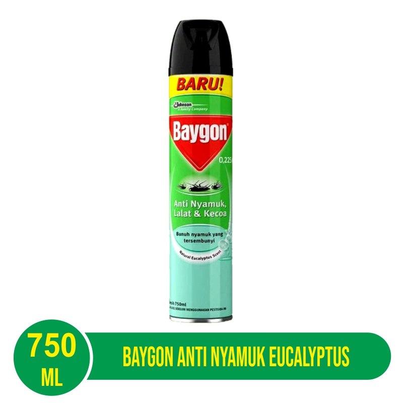 BAYGON AEROSOL EUCALYPTUS 750ML