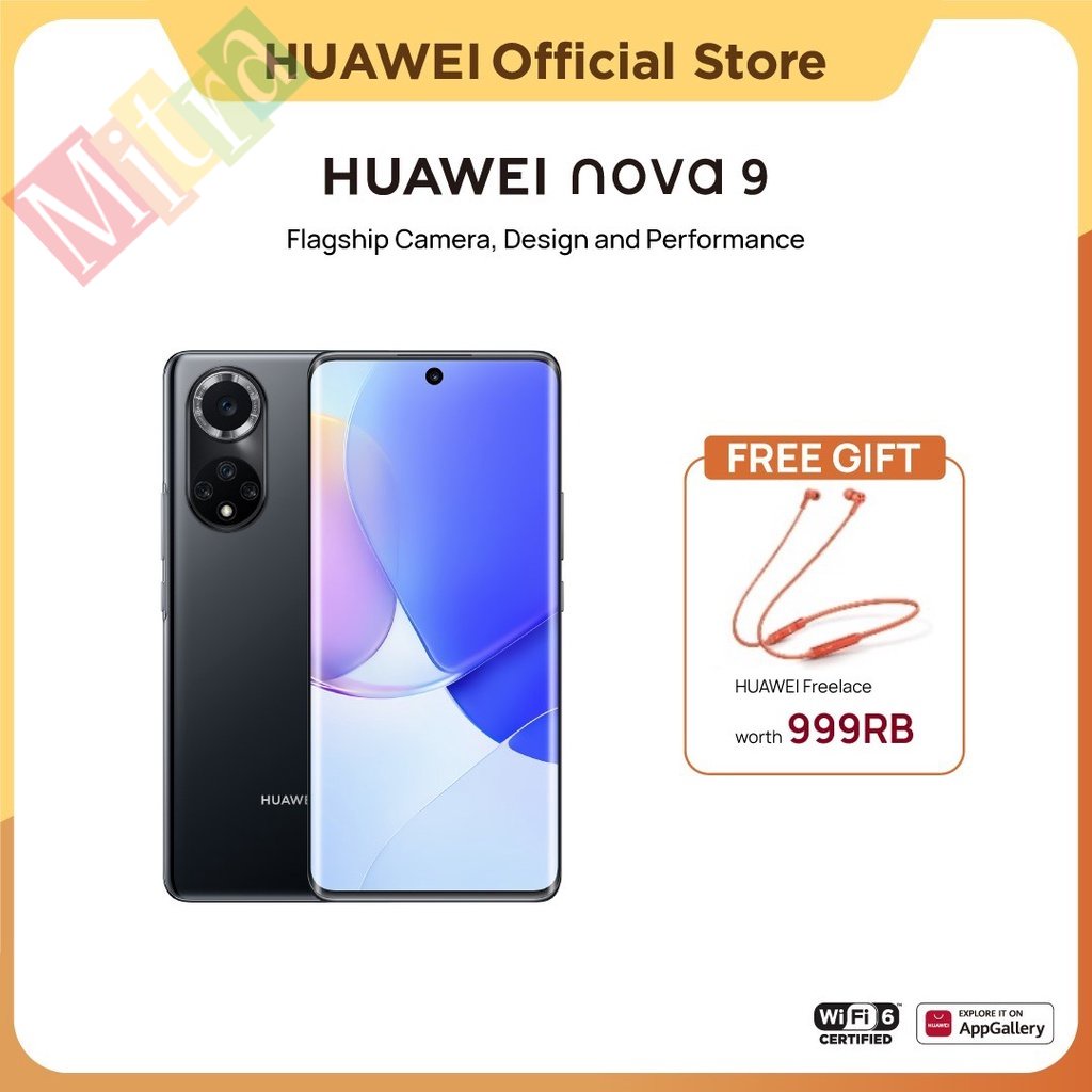 HUAWEI nova 9 Smartphone [8+256GB] | 50 MP Ultra Vision  Ultra-Thin Design Collection