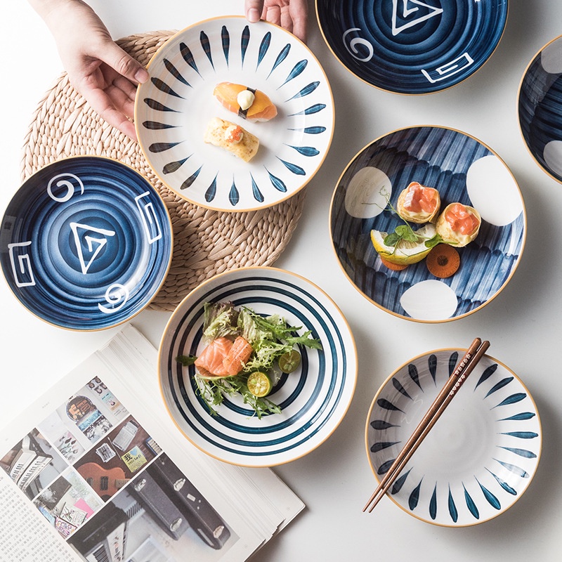 JAPANESE KIDOS PLATE 7" / PIRING MAKAN ANAK KARTUN / PIRING MAKAN JAPANESE KERAMIK