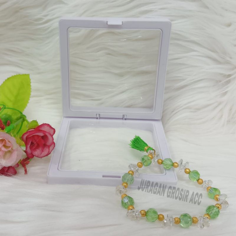 Gelang Desain asli Niche Buatan Tangan Kristal Mutiara Lucu Anti  Karat Anti Luntur