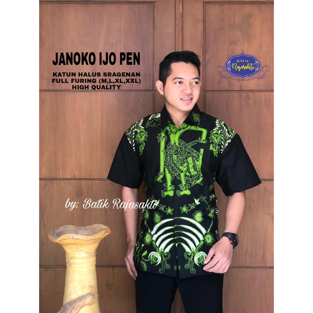 JANOKO IJO PEN KEMEJA BATIK SOLO PRIA LENGAN PENDEK PANJANG LAPIS FURING ATASAN PREMIUM MODERN KATUN HALUS VAMANA 2 KIPAS MANTEN ARYABIMA EXLUSIVE NAGAGENI NAGABONAR DAMARLANGIT PEN DAMAR LANGIT 2 GAJAH BORNEO ZHAFRAN GIANDRA TWO CENDERAWASIH RED SARFARAZ