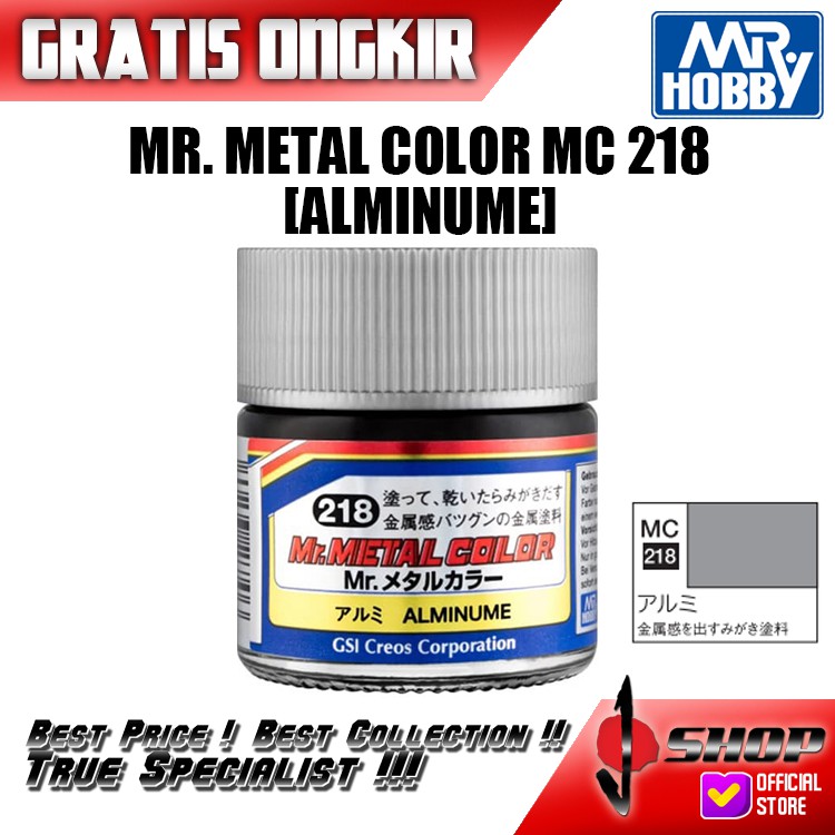 

MR HOBBY METAL COLOR MC218 ALMINUME