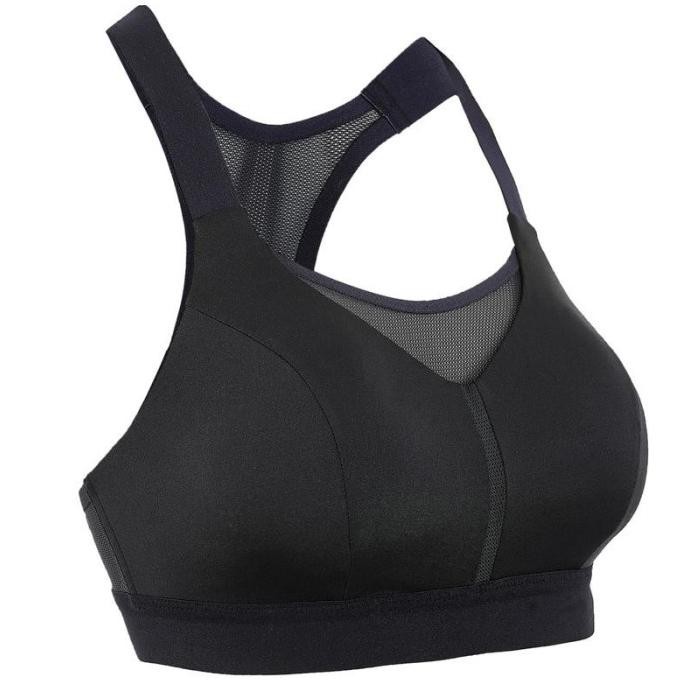 Bx932 Kalenji Sport Bra Padded Black Cuppidhalash