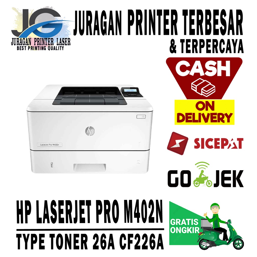 Jual Printer Laser hp laserjet pro m402n network Shopee Indonesia