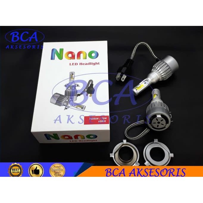DISCOUNT LAMPU MOBIL LED XENON HID NANO LED H4 #5