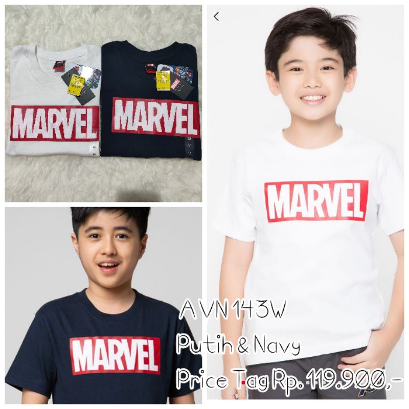 Kaos Marvel Nevada anak/Tshirt Marvel Nevada anak/Marvel Nevada Original