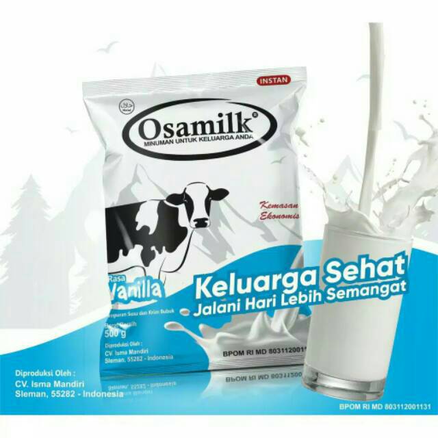 

SUSU OSAMILK BPOM / Susu penggemuk / Susu penambah nafsu makan